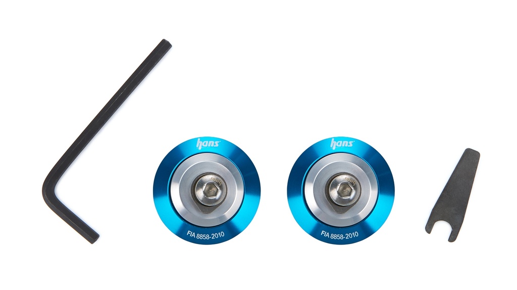 Hans - Hans Post Anchor Kit Blue FIA 8859