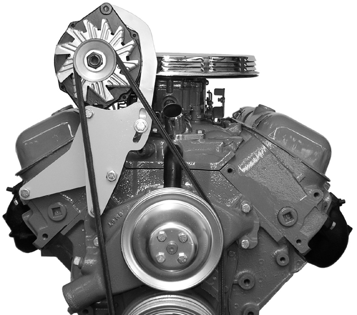 Alan Grove Components - Alt.Bracket BBC Short Pump-Tall Style