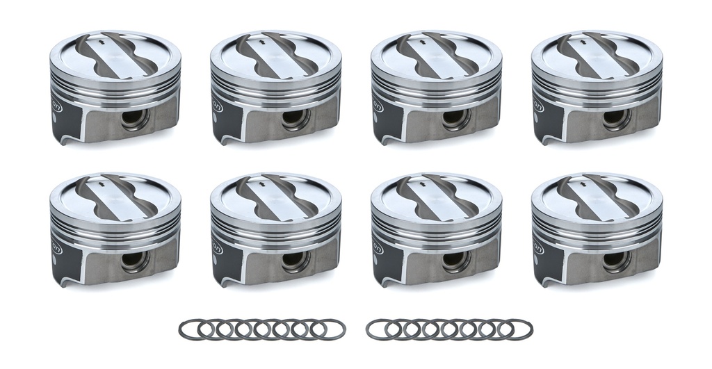 [ICNIC10011.030] Icon Pistons - SBC Dish FHR Piston Set 4.030 Bore -18cc
