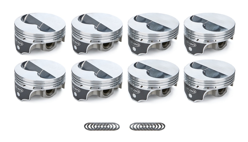 [ICNIC604.060] Icon Pistons - SBC FT Piston Set 4.060 Bore -8.9cc