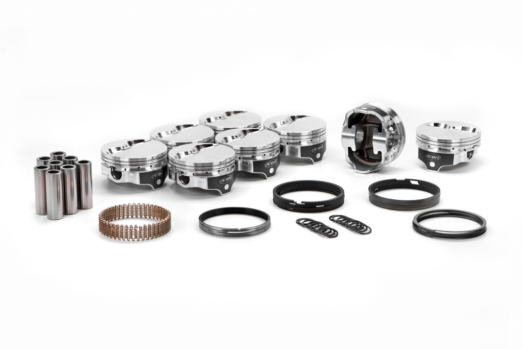 [ICNIC720.030] Icon Pistons - Sbf Ft Forged Piston Set 4.030 Bore -5.3cc