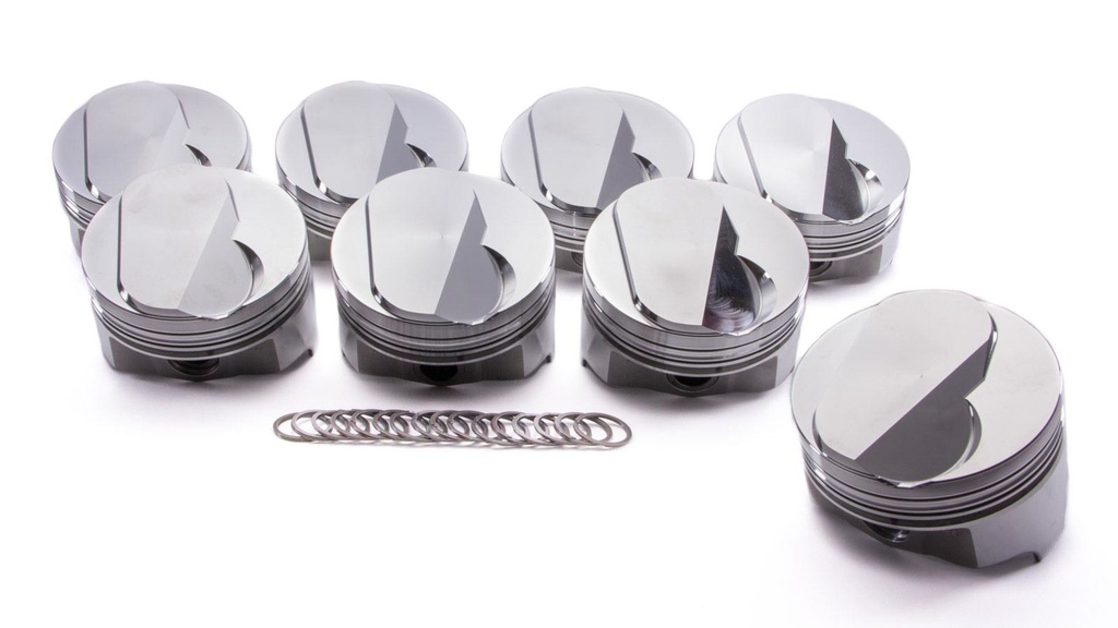 [ICNIC779.030] Icon Pistons - Bbc Forged Domed Piston Set 4.280 Bore +18Cc