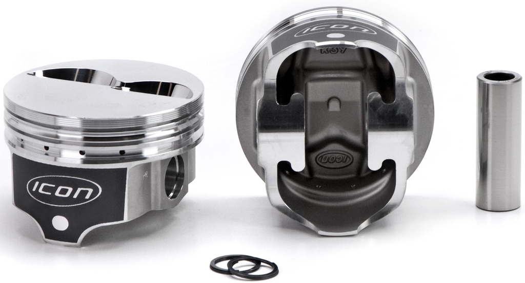 [ICNIC792.060] Icon Pistons - Sbc Forged F/T Piston Set 4.060 Bore -4.9cc