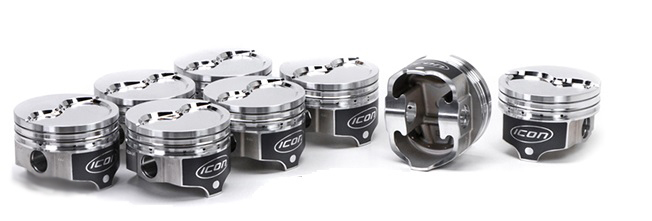 [ICNIC840.040] Icon Pistons - BBM Dished Piston Set 4.360 Bore -23.7cc