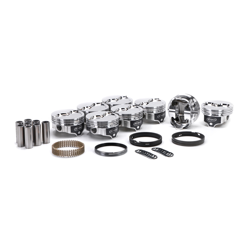 [ICNIC842.030] Icon Pistons - BBM Dished Piston Set 4.350 Bore -26.7cc