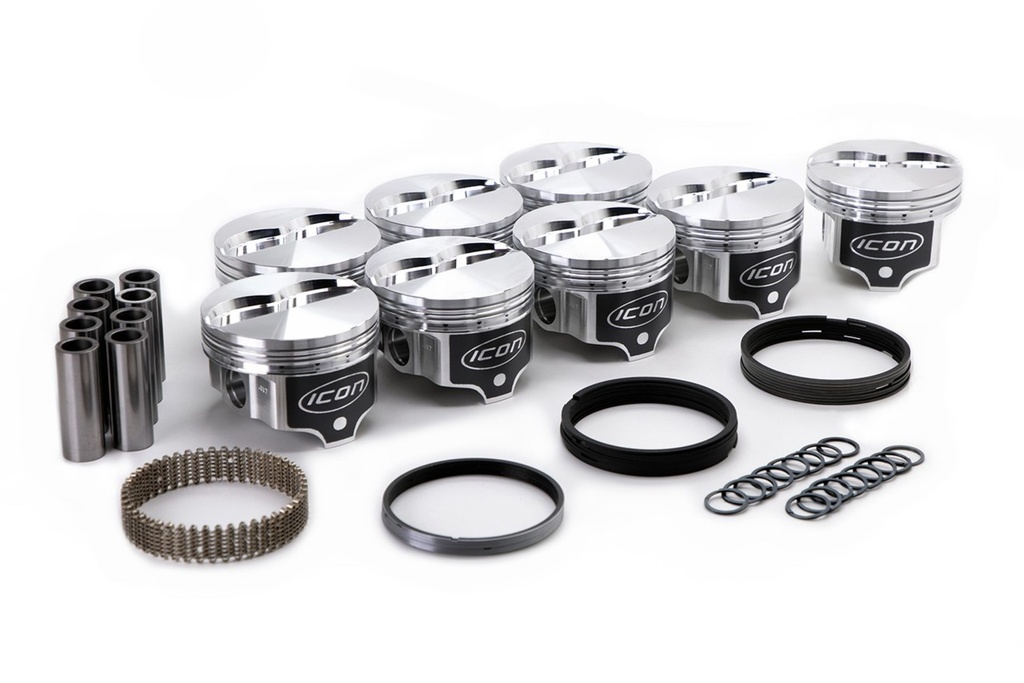 [ICNIC864.017] Icon Pistons - BBF Fe Ft Piston Set 4.233 Bore -4.5cc