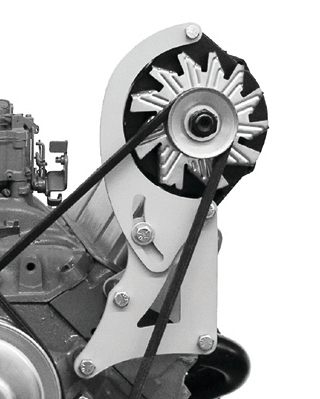 [ALG228L] Alan Grove Components - Sbc Hi-Mt Alt Bracket Driver Side