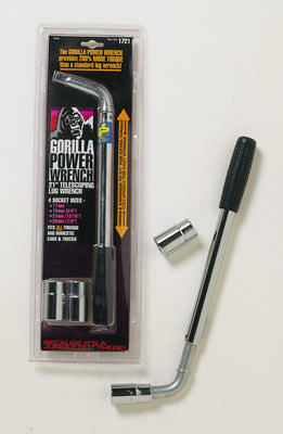 [GOR1721] Gorilla - Telescoping Lug Wrench W/(2) Dual Sockets