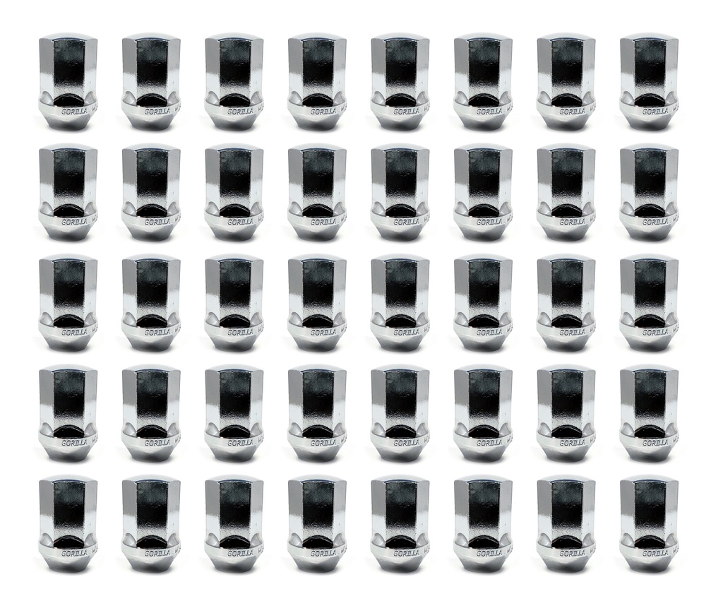[GOR61148FS] Gorilla - 40 Lugnuts 14mm x 1.5 13/16 Hex