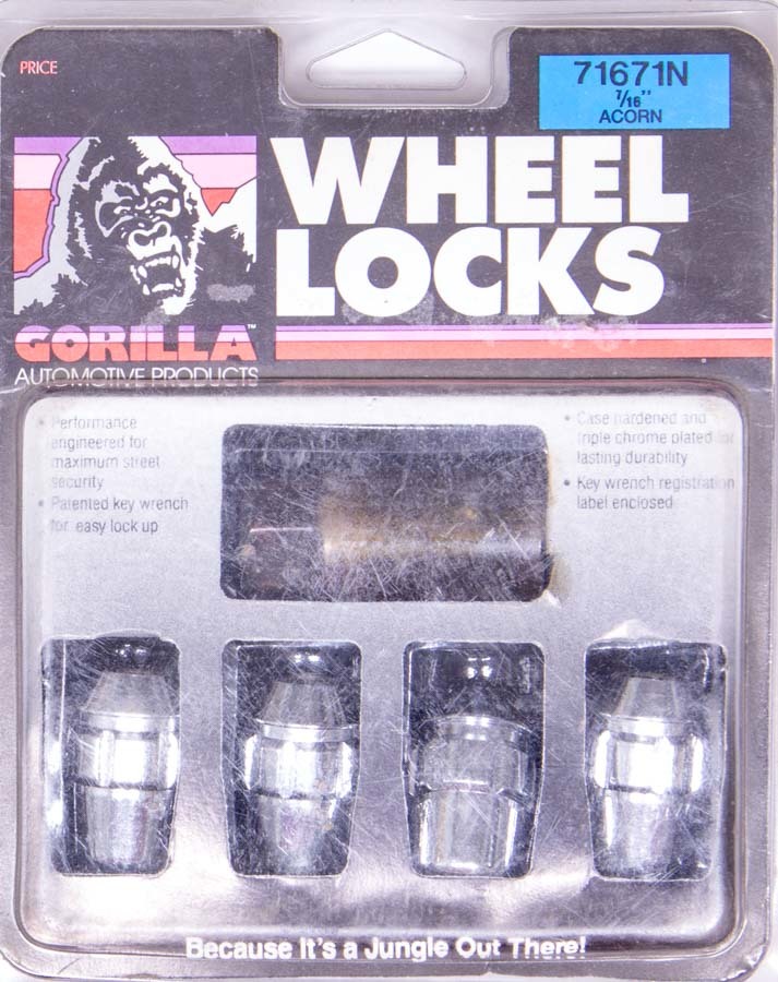 [GOR71681N] Gorilla - Wheel Lock 1/2 Acorn (4)