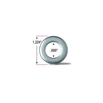 [GOR79903B] Gorilla - 5 Washers 0.695 ID 1.224 OD