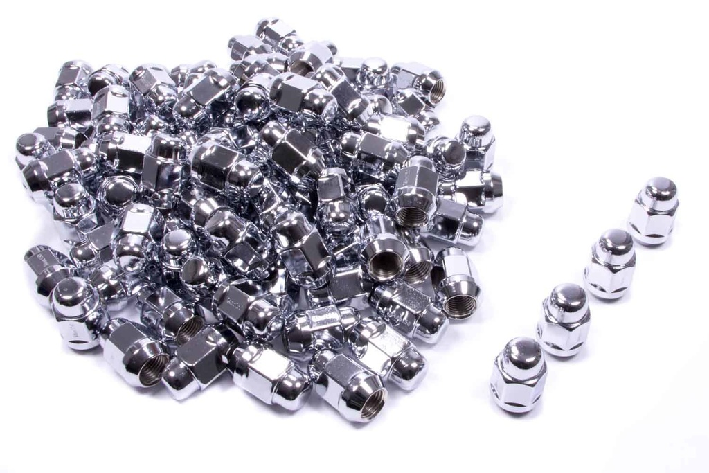 [GOR91188] Gorilla - 100 Lugnuts 1/2 Acorn Bulge 13/16 Hex