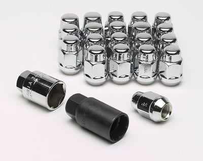 [GOR91783] Gorilla - Lug Nut And Lock System 1/2in Acorn Bulge Chrome