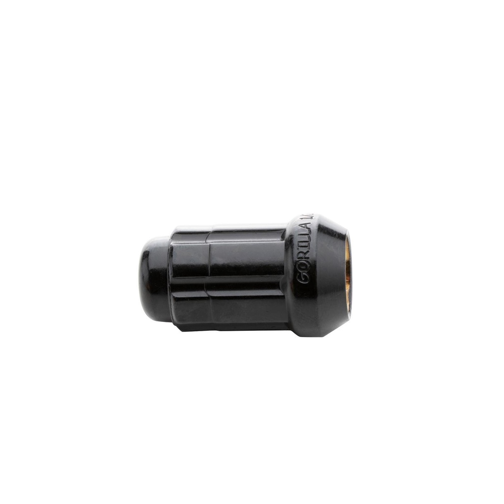 [GORK5CS-12125BGR] Gorilla - 20 Lug Nuts 12mmx1.25 Black W/Key