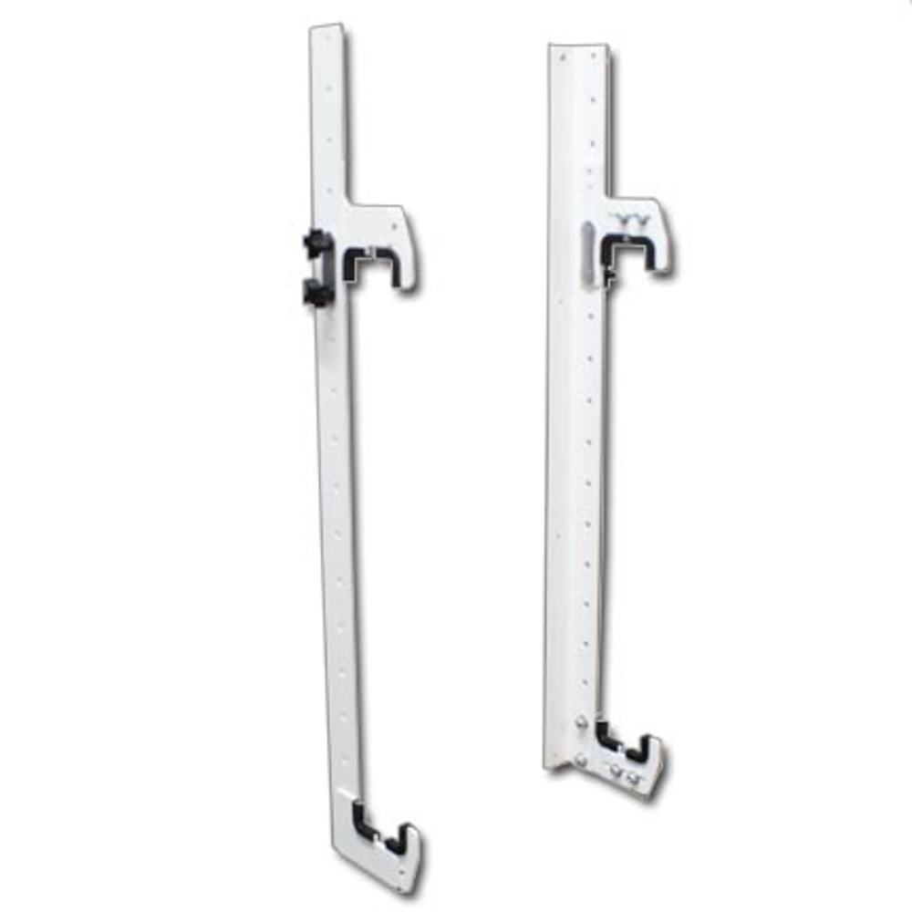 [HRPHRP6340A-WHT] Hepfner Racing Products - Radiator Wall Mount White