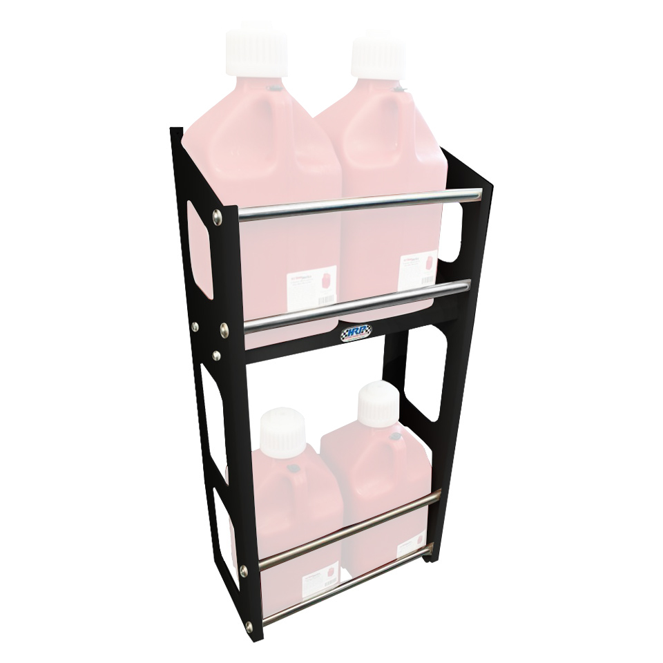 [HRPHRP6359-4-BLK] Hepfner Racing Products - Jug Rack 4 Position Black