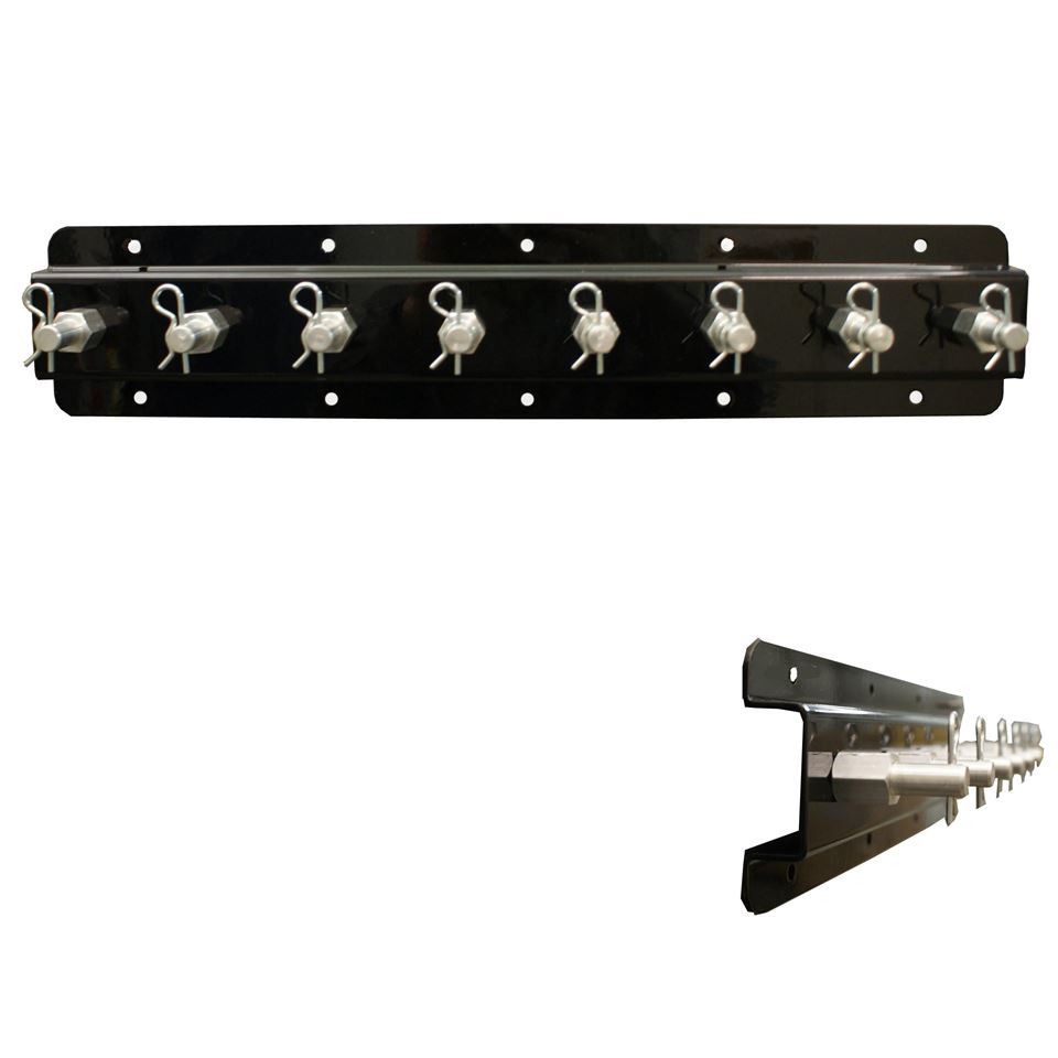 [HRPHRP6524S-20-BLK] Hepfner Racing Products - Shock Mount Single Stack 20in Long Black