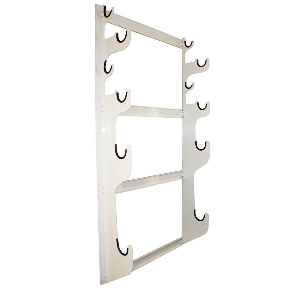[HRPHRP6773-WHT] Hepfner Racing Products - Axle Rack - 2 Full Sets Powder Coat - White
