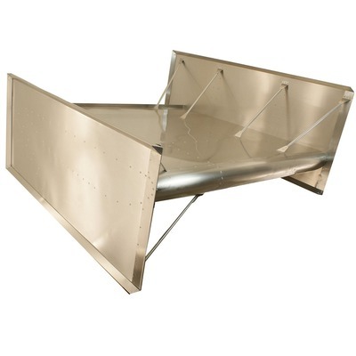 [HRPSTW0500B-FS] Hepfner Racing Products - Top Wing Flat W/Super Side Boards