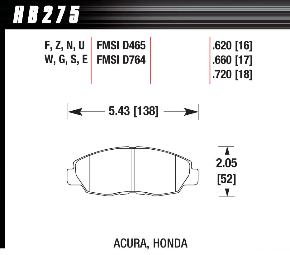 Hawk Brake - Performance Street Brake Pads (4)