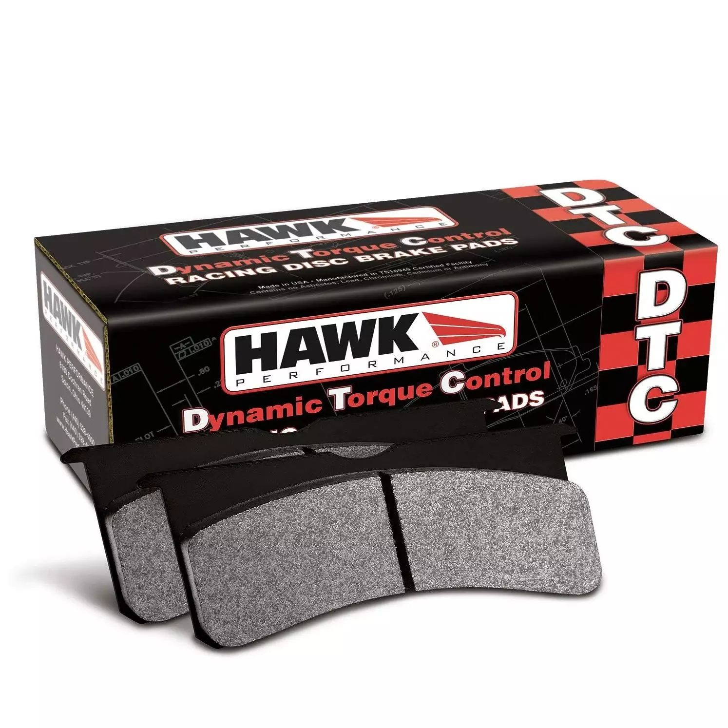 [HAWHB393G.665] Hawk Brake - Brake Pad 02-20 Honda Front