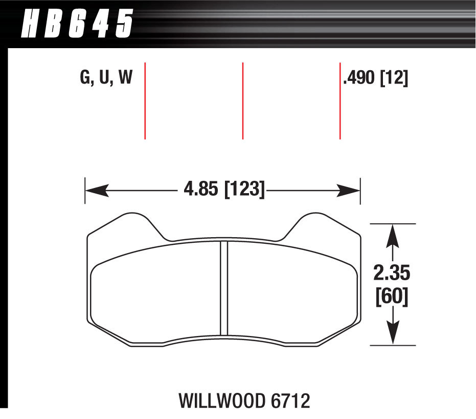 Hawk Brake - Brake Pad Dynapro 6 Front And Rear Dtc-30