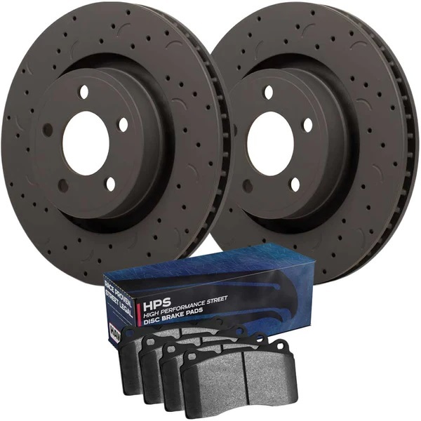[HAWHKC4406.568F] Hawk Brake - Brake Rotor & Pad Kit Rear GM