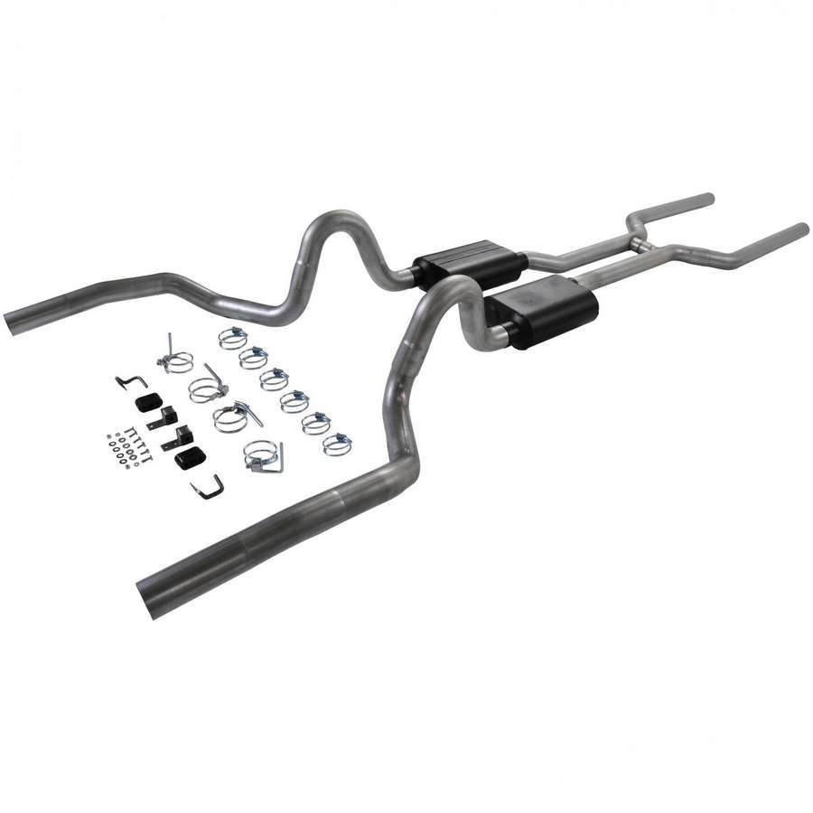 [FLO817200] Flowmaster - Header-Back Exhaust Kit 68-72 Chevelle V8 3in