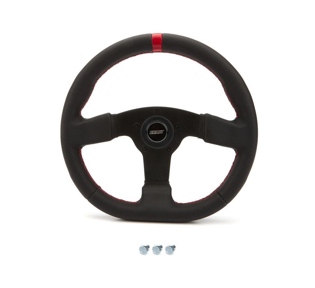 [GRT603] Grant - D Steering Wheel Red Center Strip