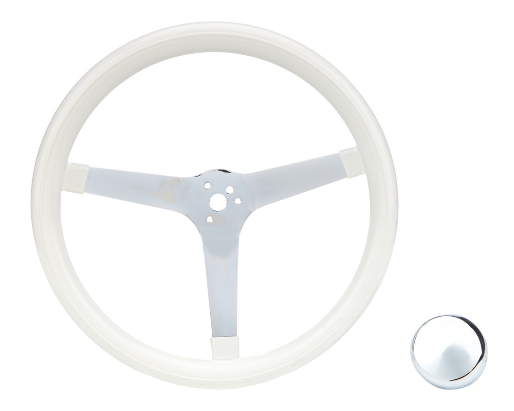 [GRT832W] Grant - Classic Wheel White Grip