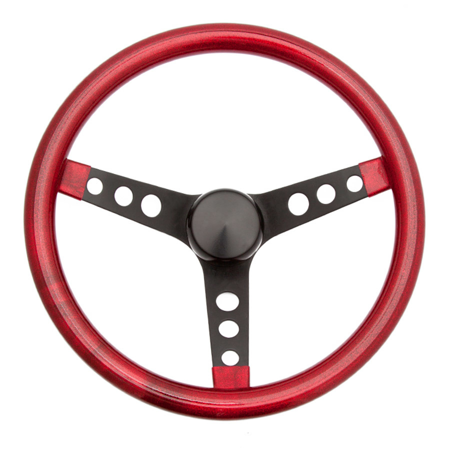 [GRT8455] GRANT - Steering Wheel Mtl Flake Red/Spoke Blk 13.5