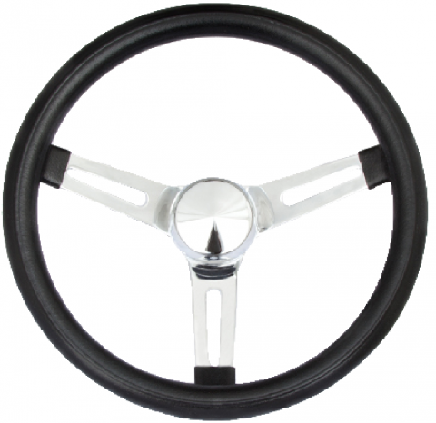 [GRT8546] Grant - Classic Series Chrome Slotted Steering Wheel