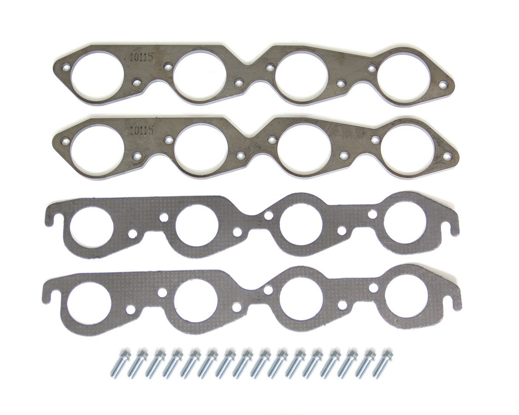 [HED10115] Hedman - Bb Chevy 2.5in Flanges Round Port