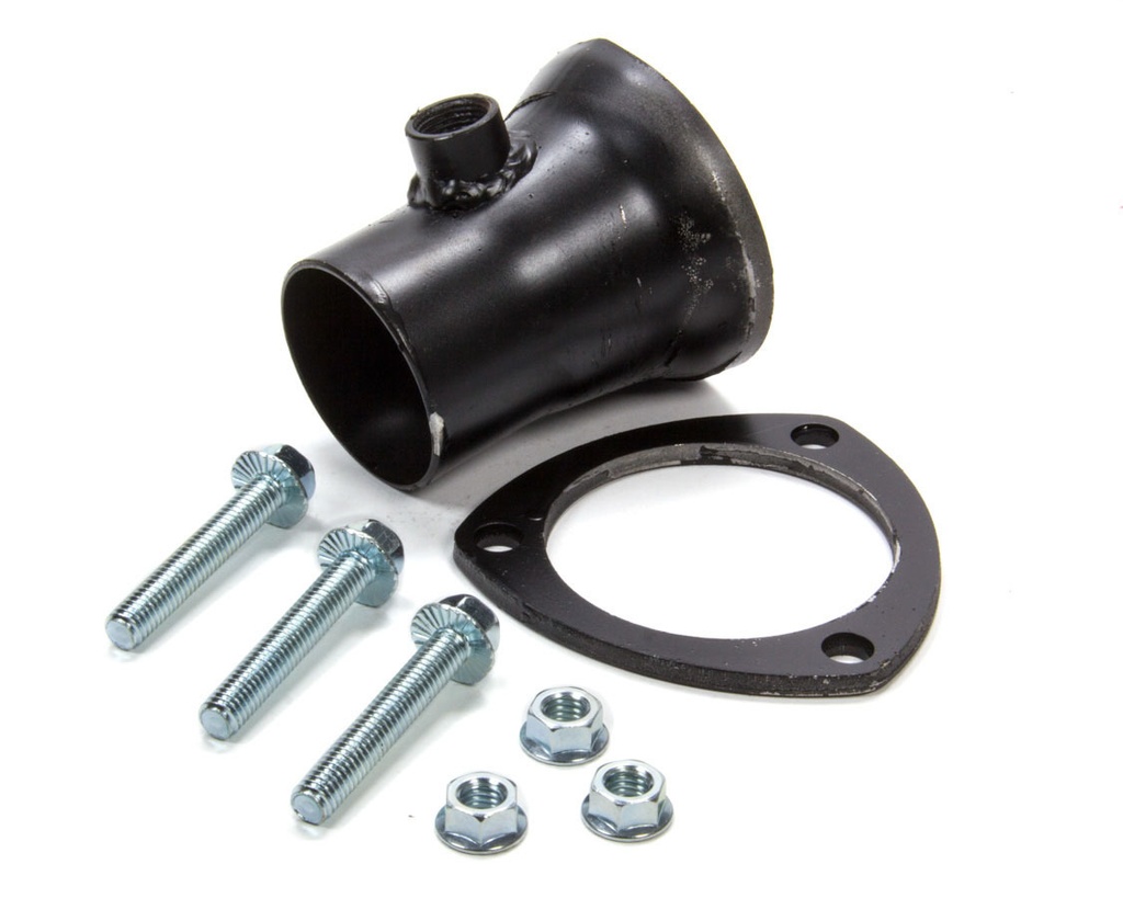 [HED21117] Hedman - 3in Ball & Socket Style Reducer w/O2 Sensor (1)