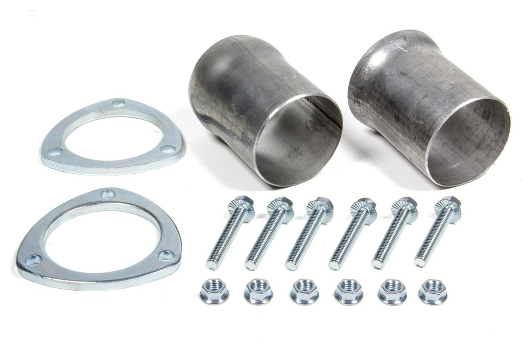 [HED21154] Hedman - 3in Ball & Socket Flange Kit Aluminized