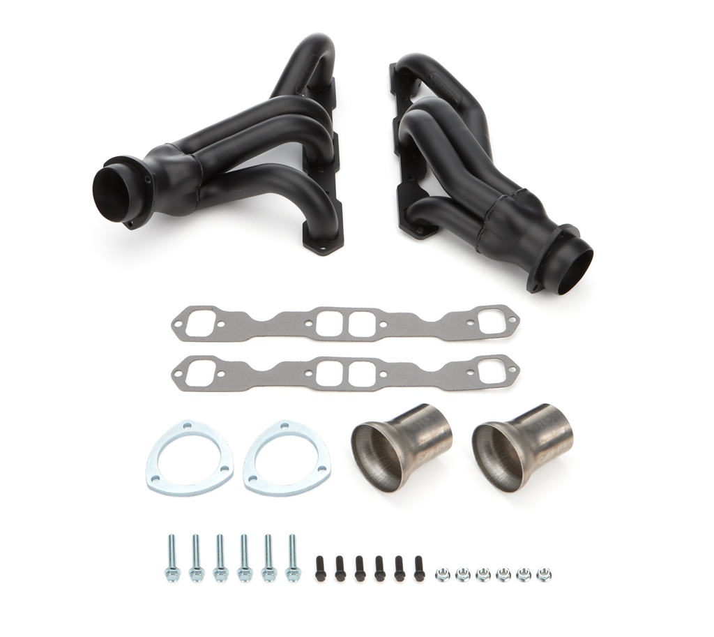 [HED69023] Hedman - Black Maxx Headers 67-87 GM P/U SBC