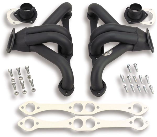 [HKR2100] Hooker - Black Street Rod Headers