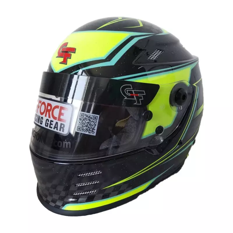 [GFR13005LRGYL] G-Force - Helmet Revo Graphics Lrg Yellow Sa2020