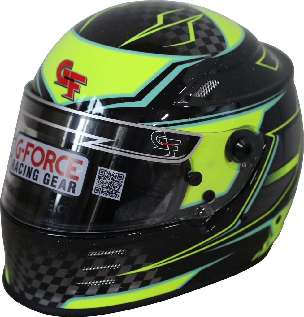 [GFR13005XLGYL] G-Force - Helmet Revo Graphics Xlg Yellow Sa2020