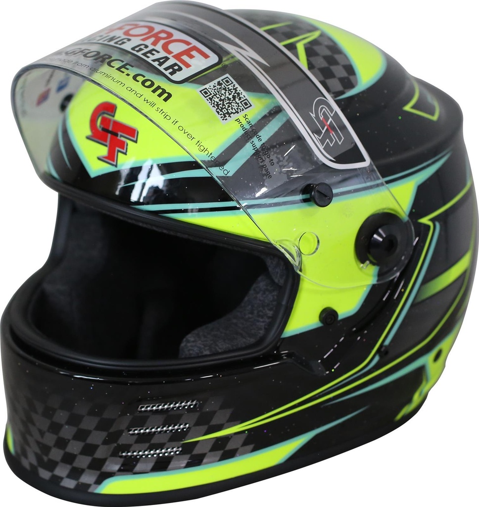 [GFR13005XSMYL] G-Force - Helmet Revo Graphics Xsm Yellow Sa2020