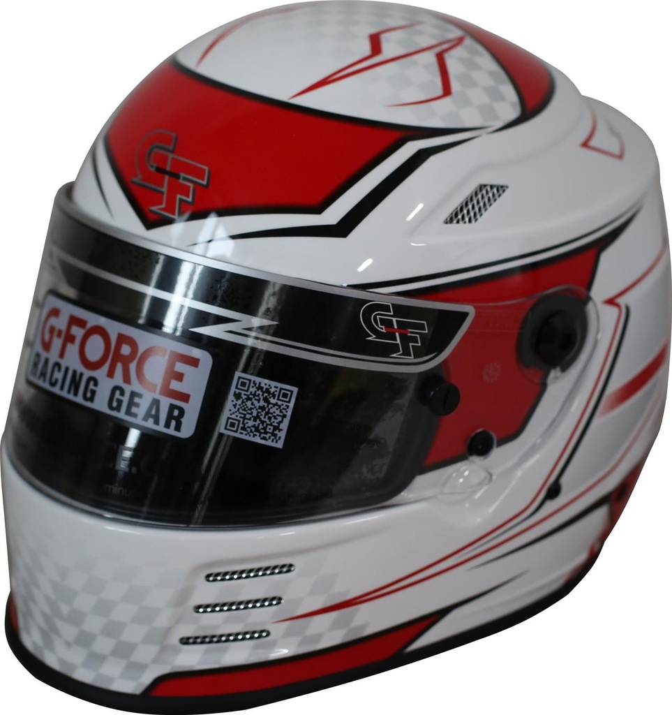 [GFR13005XXLRD] G-Force - Helmet Revo Graphics XXL Red SA2020
