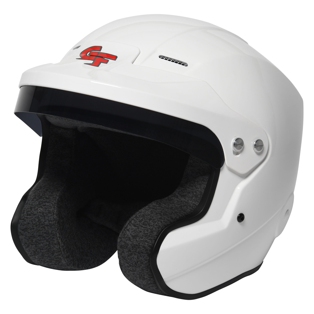 [GFR16002LRGWH] G-Force - Helmet Nova Open Large White SA2020