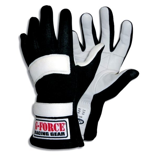 [GFR4101CMDBK] G-Force - Gf5 Racing Gloves Child Medium Black