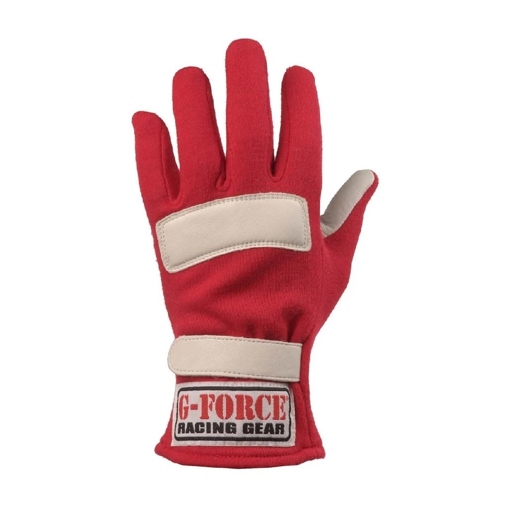 [GFR4101MEDRD] G-Force - G5 Racing Gloves Medium Red