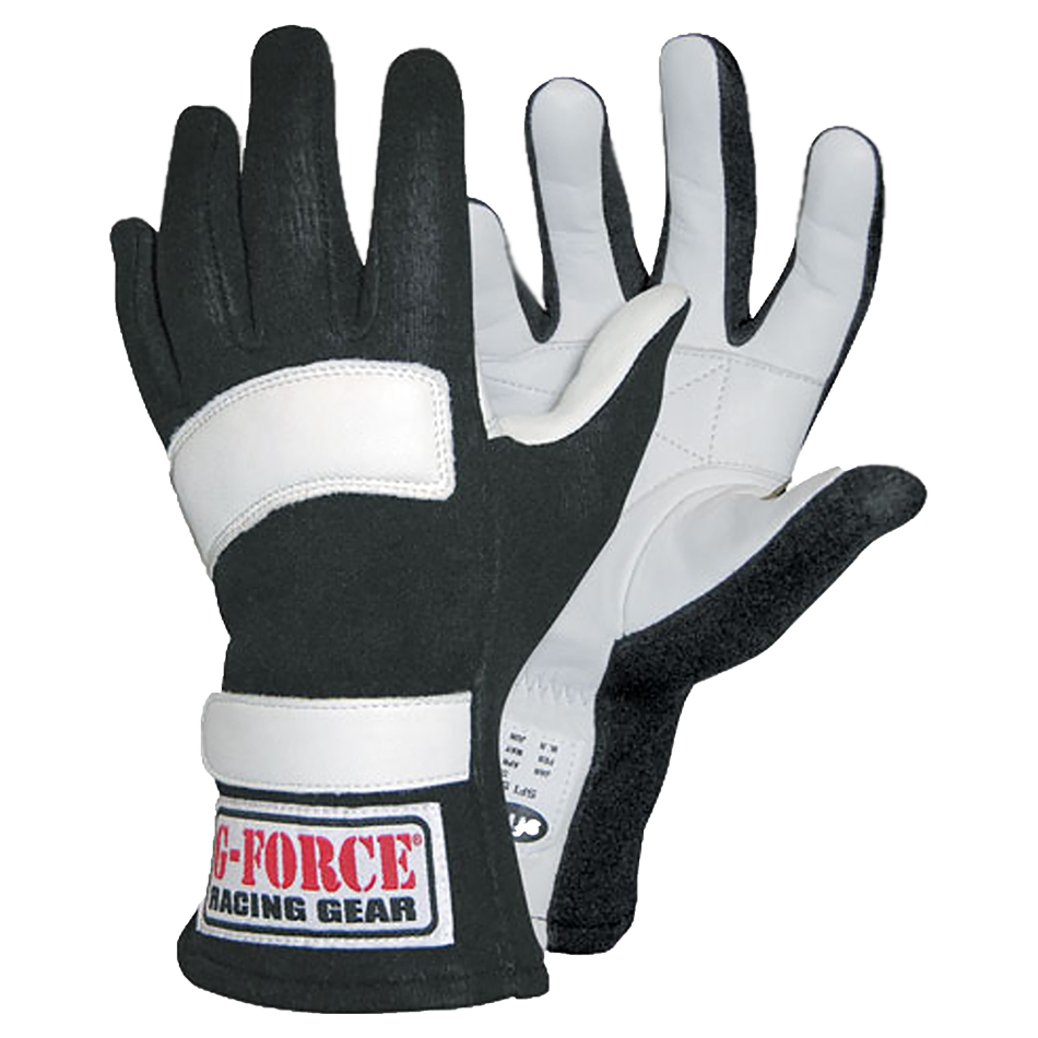 [GFR4101SMLBK] G-Force - G5 Racing Gloves Small Black