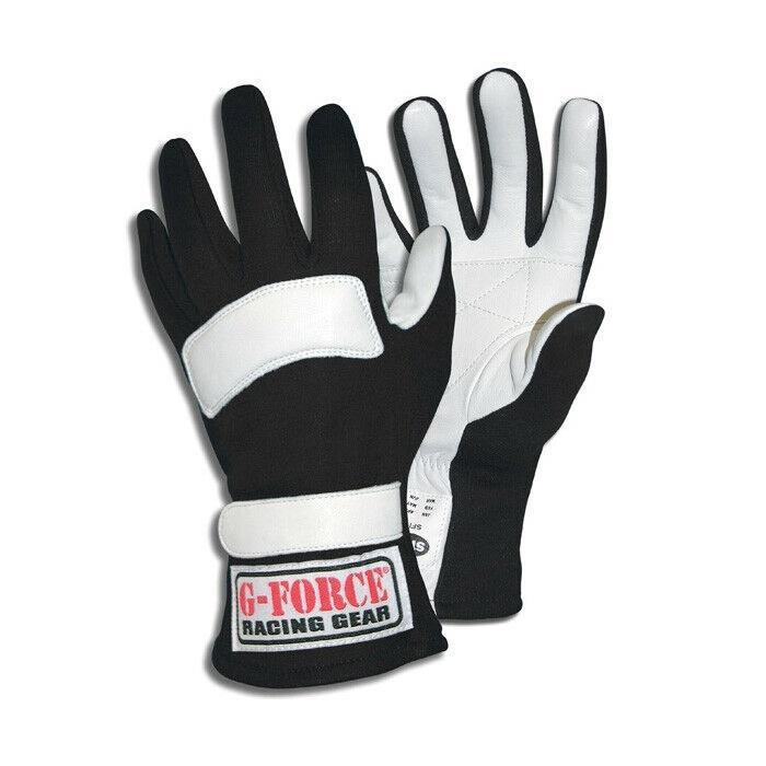[GFR4101XLGBK] G-Force - G5 Racing Gloves X-Large Black