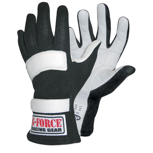 G-Force - Gf5 Racing Gloves Xx- Large Black