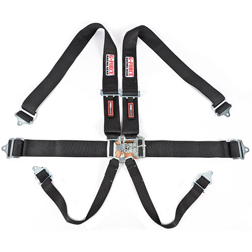 [GFR6001BK] G-Force - 6pt Harness Set L&L Black Indiv Shldr
