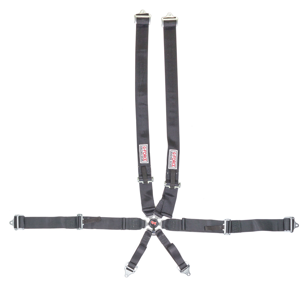 [GFR7101BK] G-Force - Harness Camlock Black 6Pt