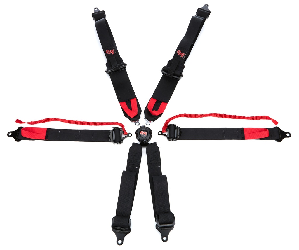G-Force - 6pt Harness Camlock Black SFI16.5 HNR